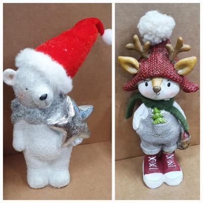 Новогодний бокс с печеньем, сладостями и новогодней фигуркой