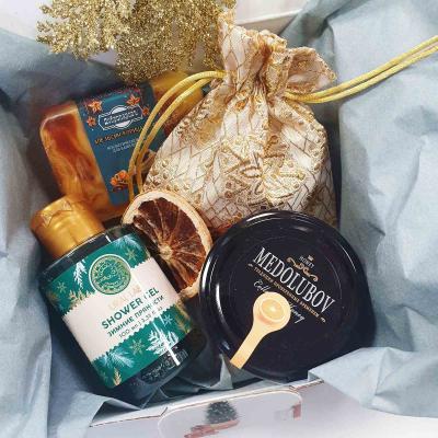 Новогодний косметический подарочный бокс 