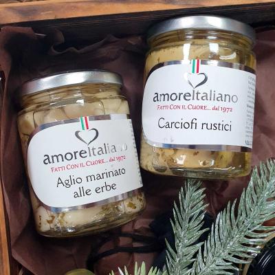 Закусочный подарочный набор с рюмками-перевертышами