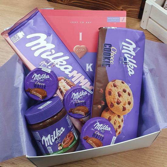 Подарочный набор сладостей Milka