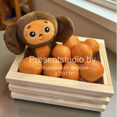 Подарочный набор Чебурашка с мандаринами